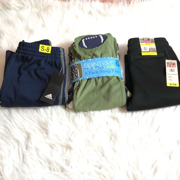 Boys 3 pieces Adidas,sweatpants,Pjs - Picture 1 of 8